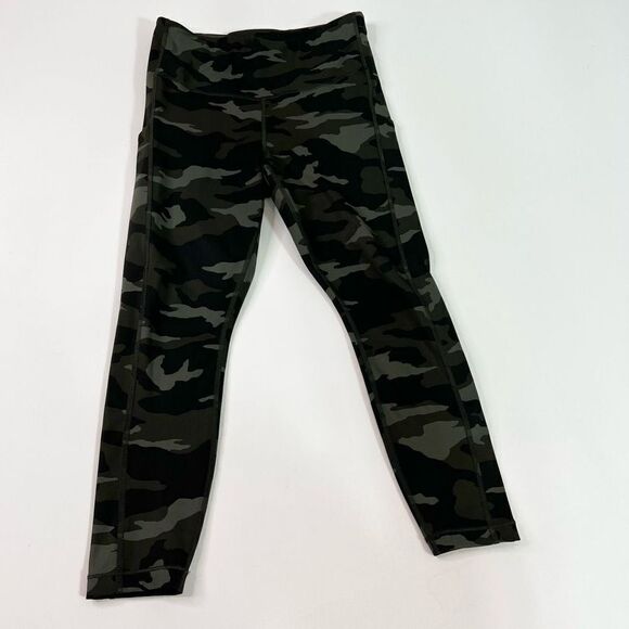 Athleta Camo Contender 7/8 Powerlift Tight Womens small Leggings Activewear - Picture 1 of 10